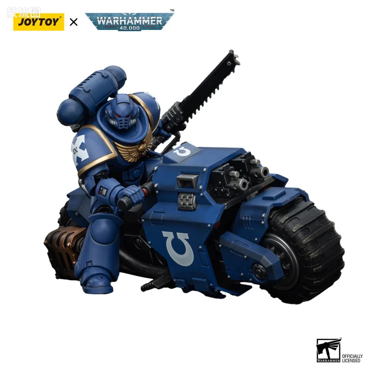 JOYTOY x 战锤40K 极限战士 战团 【3.0版】极限战士摩托警卫 卡特诺斯兄弟