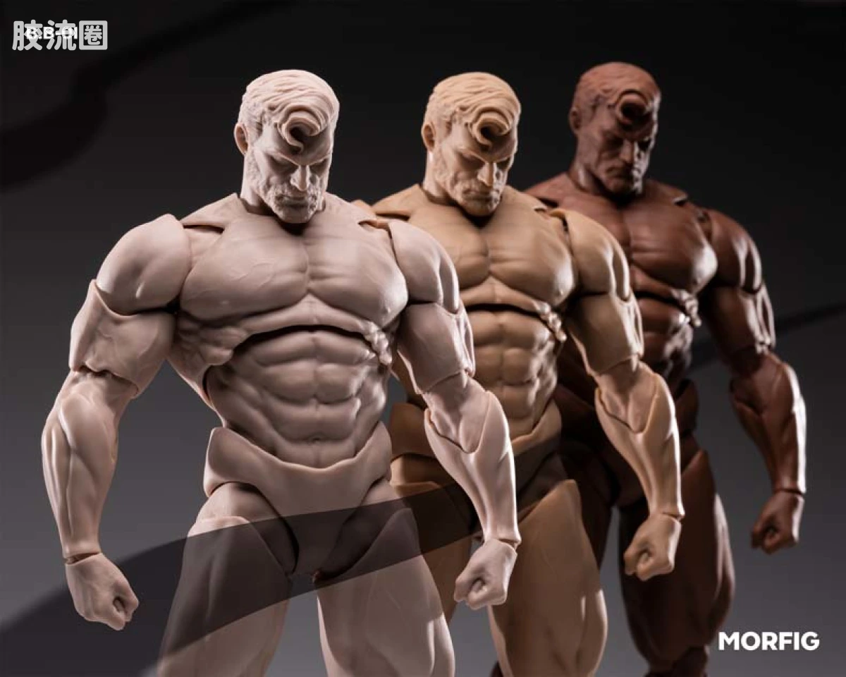 MORFIG 1/12可动人偶系列 null 男素体β1/12可动人偶 - 图片