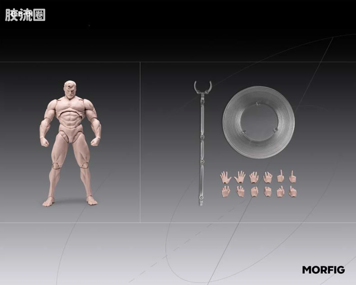 MORFIG 1/12可动人偶系列 null 男素体β1/12可动人偶 - 图片