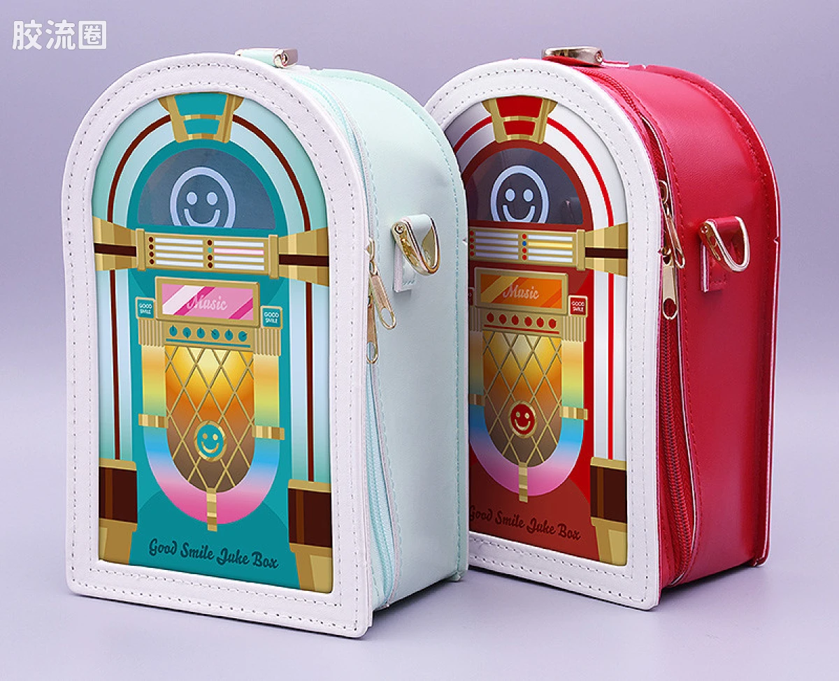 Nendoroid(粘土人) 随身包 粘土娃专用随身包 NEO JukeBox RED/MINT - 图片