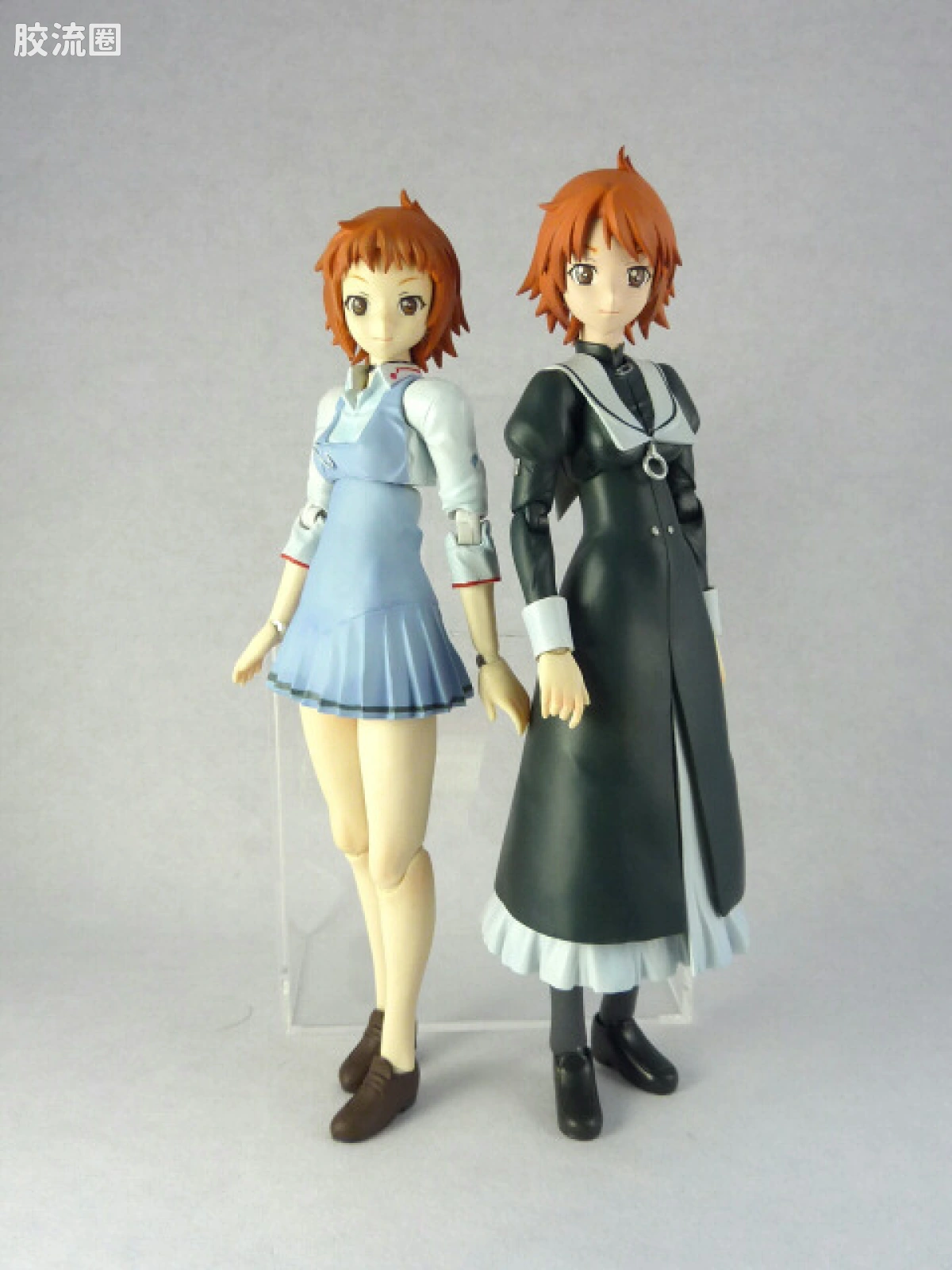 ふるプニっ！FixAtion系列 可动手办 EX版 桂木华 翠玲学园制服 - 图片