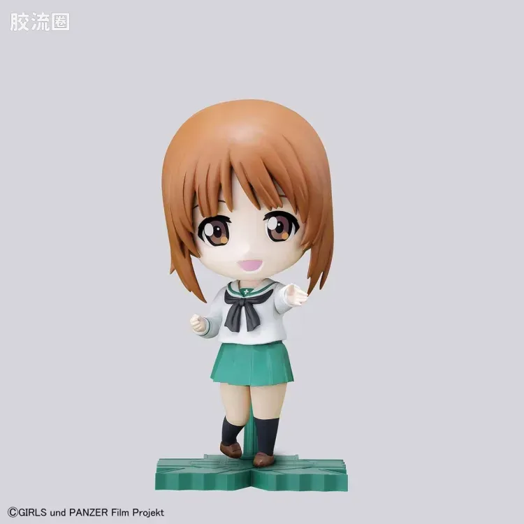 Figure-rise系列&其它万代人形拼装综合 Petiture-Rise 少女与战车 美穗&纱织&华 - 图片