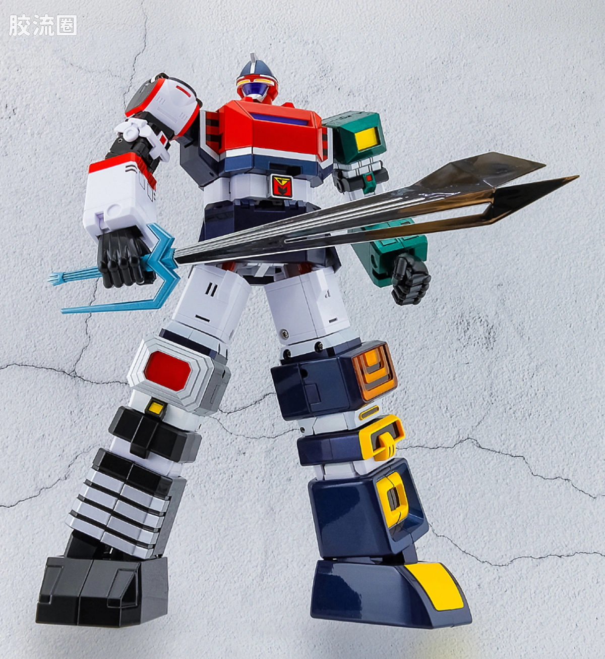 ACTION TOYS机甲成品系列 Action合金 六神合体 雷霆王 - 图片