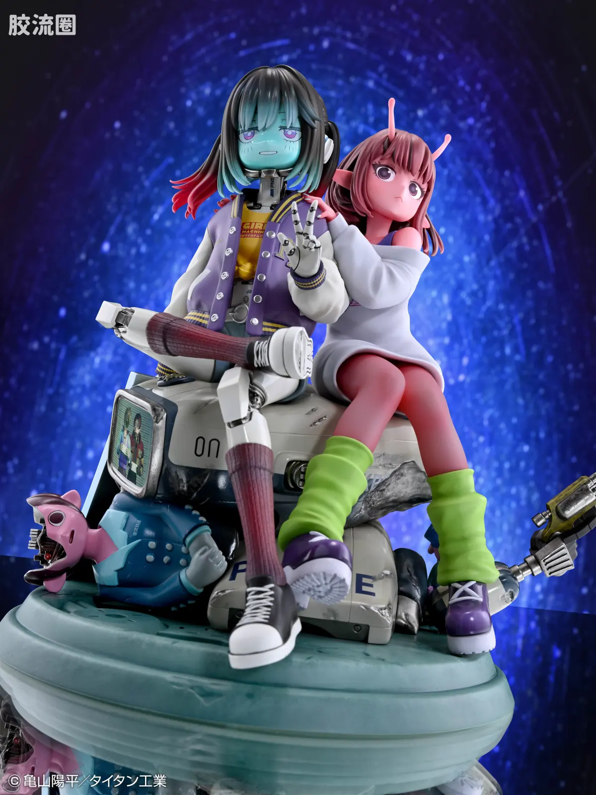 Medicos 手办系列 普通版 《银河特急 Milky☆Subway》千春 & 玛奇纳 - 图片