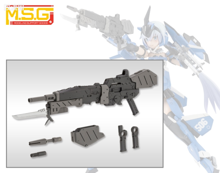 寿屋 M.S.G 模型配件 RW 武器单位 RW-07 双联马格南 - 图片
