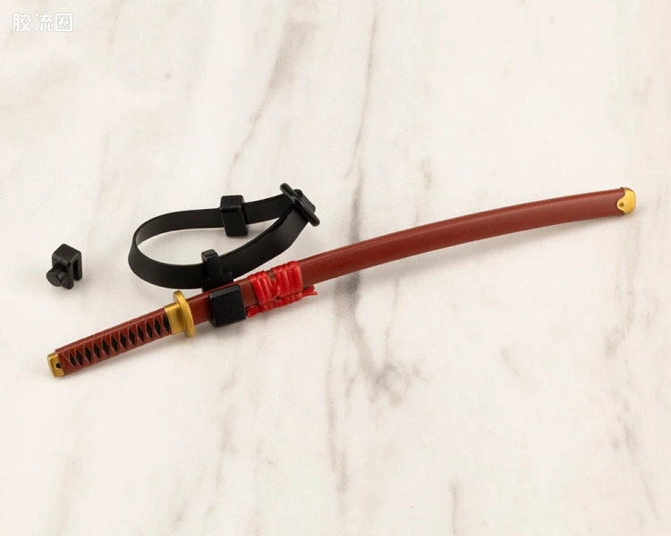 寿屋 M.S.G 模型配件 MW 武器单位 MW-56 日本刀2【黑刀】 - 图片