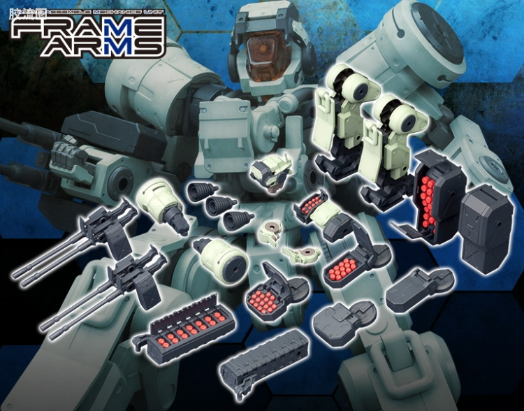 寿屋FRAME ARMS 新生版 :RE #020 EXF-10/32 格里芬 扩展配件包 - 图片