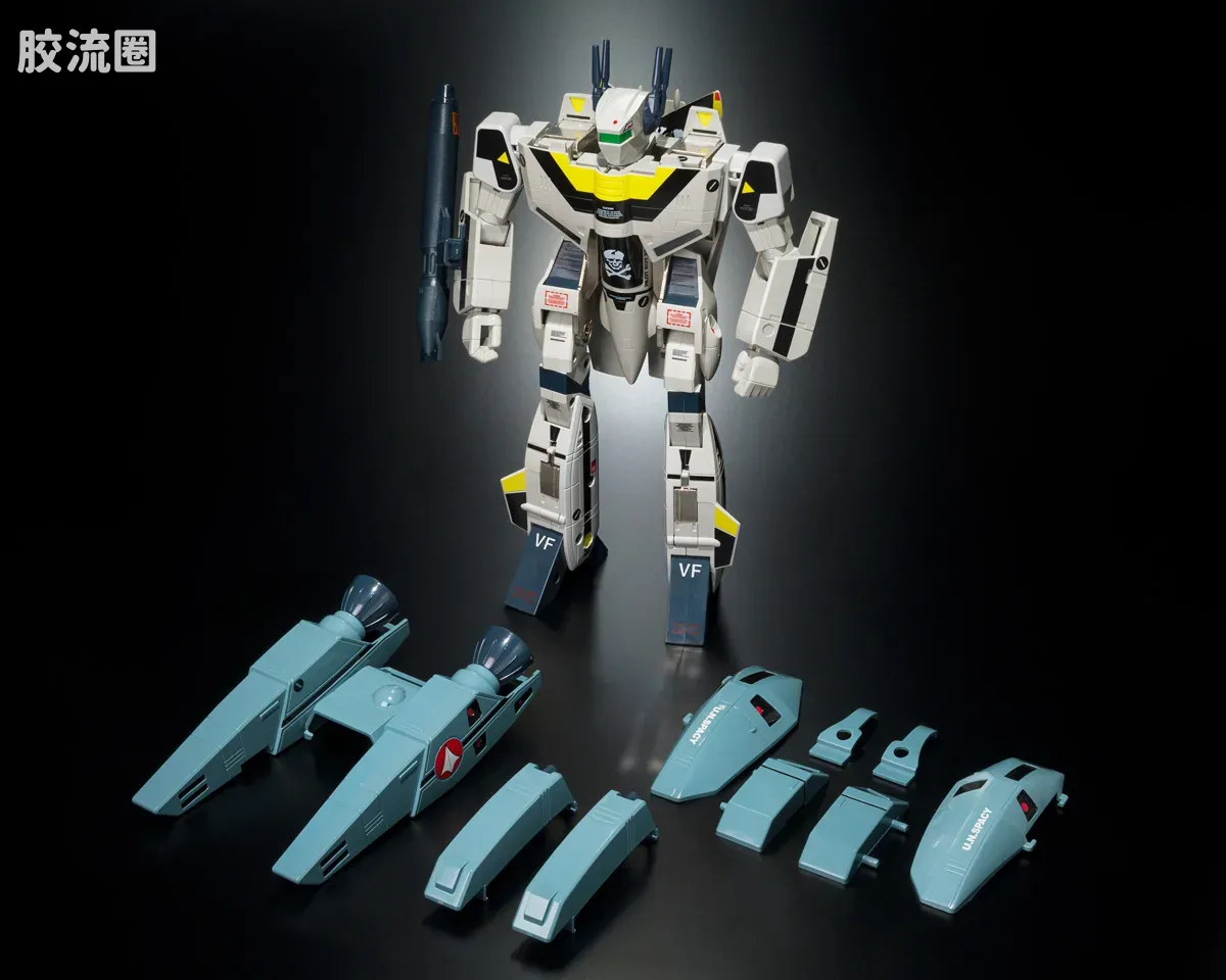 女武神的起源系列 普通版 VF-1S 女武神 罗伊·福卡特别版 + 超级背包套装 45周年纪念版 - 图片