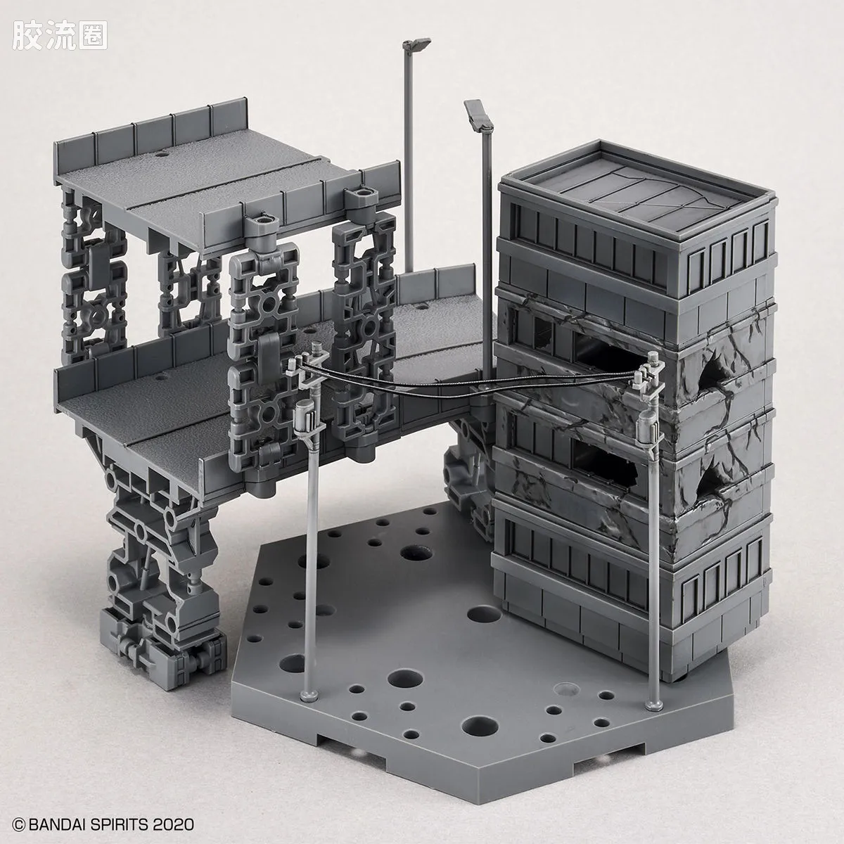 30MM 30MM 自定义场景 定制场景地台06 (城市街区Ver.) - 图片