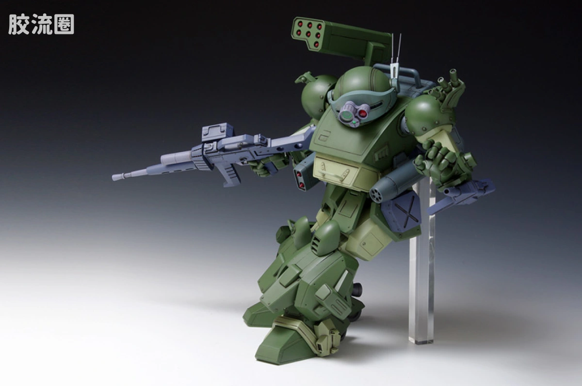 WAVE装甲骑兵GK系列 1/24 限定及特别版 スコープドッグ ターボカスタム【ザ・ラストレッドショルダーVer.】 - 图片