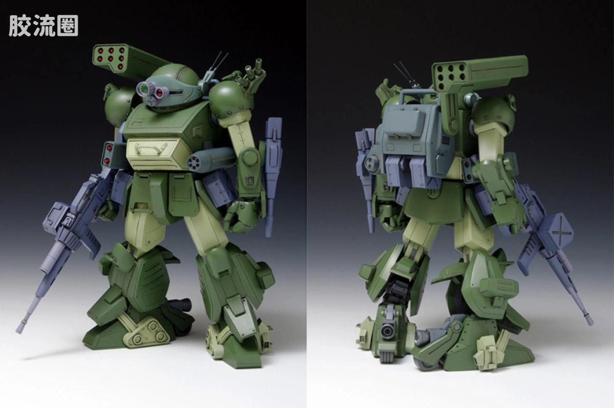 WAVE装甲骑兵GK系列 1/24 限定及特别版 スコープドッグ ターボカスタム【ザ・ラストレッドショルダーVer.】 - 图片