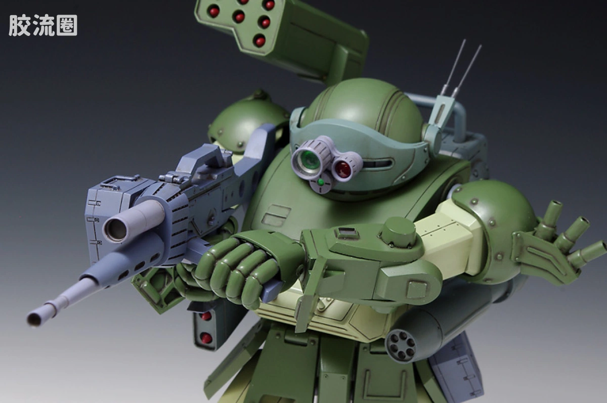 WAVE装甲骑兵GK系列 1/24 限定及特别版 スコープドッグ ターボカスタム【ザ・ラストレッドショルダーVer.】 - 图片