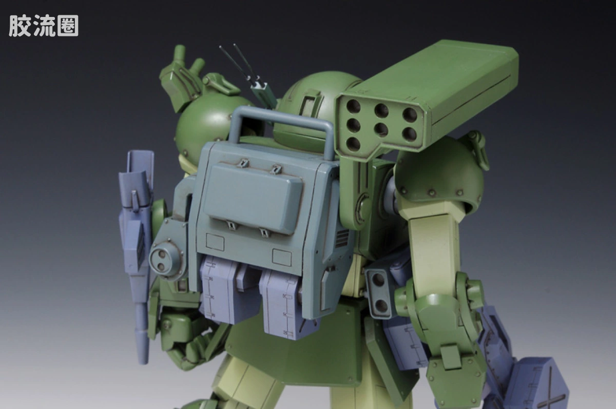WAVE装甲骑兵GK系列 1/24 限定及特别版 スコープドッグ ターボカスタム【ザ・ラストレッドショルダーVer.】 - 图片