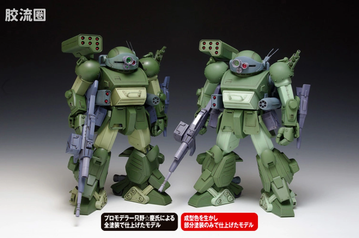 WAVE装甲骑兵GK系列 1/24 限定及特别版 スコープドッグ ターボカスタム【ザ・ラストレッドショルダーVer.】 - 图片