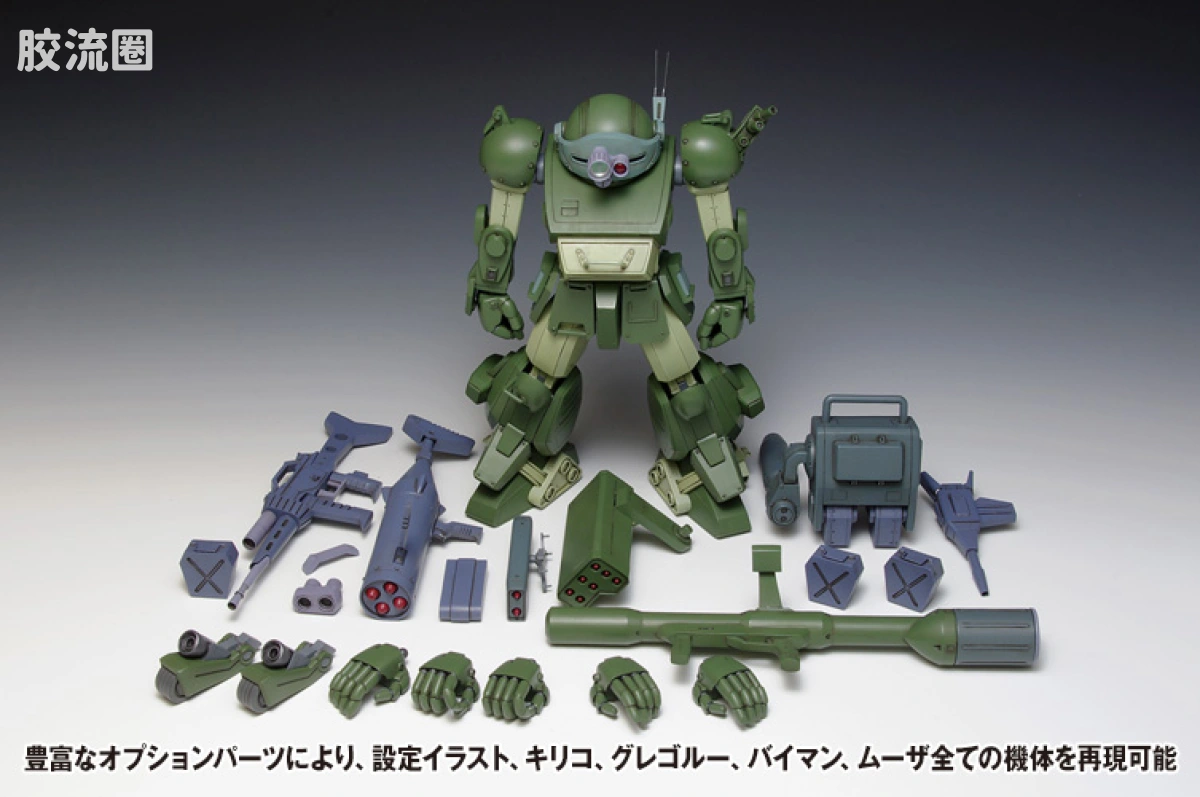 WAVE装甲骑兵GK系列 1/24 限定及特别版 スコープドッグ ターボカスタム【ザ・ラストレッドショルダーVer.】 - 图片
