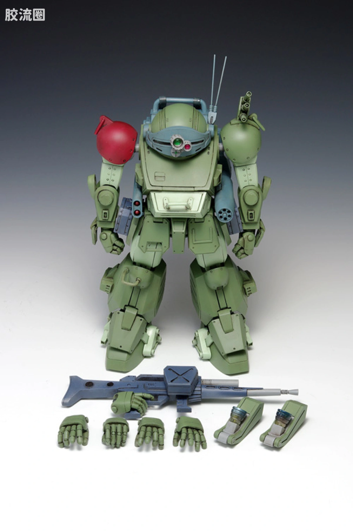 WAVE装甲骑兵GK系列 1/24 限定及特别版 スコープドッグ ターボカスタム［サンサ戦］キリコ機（ノーマル版） - 图片