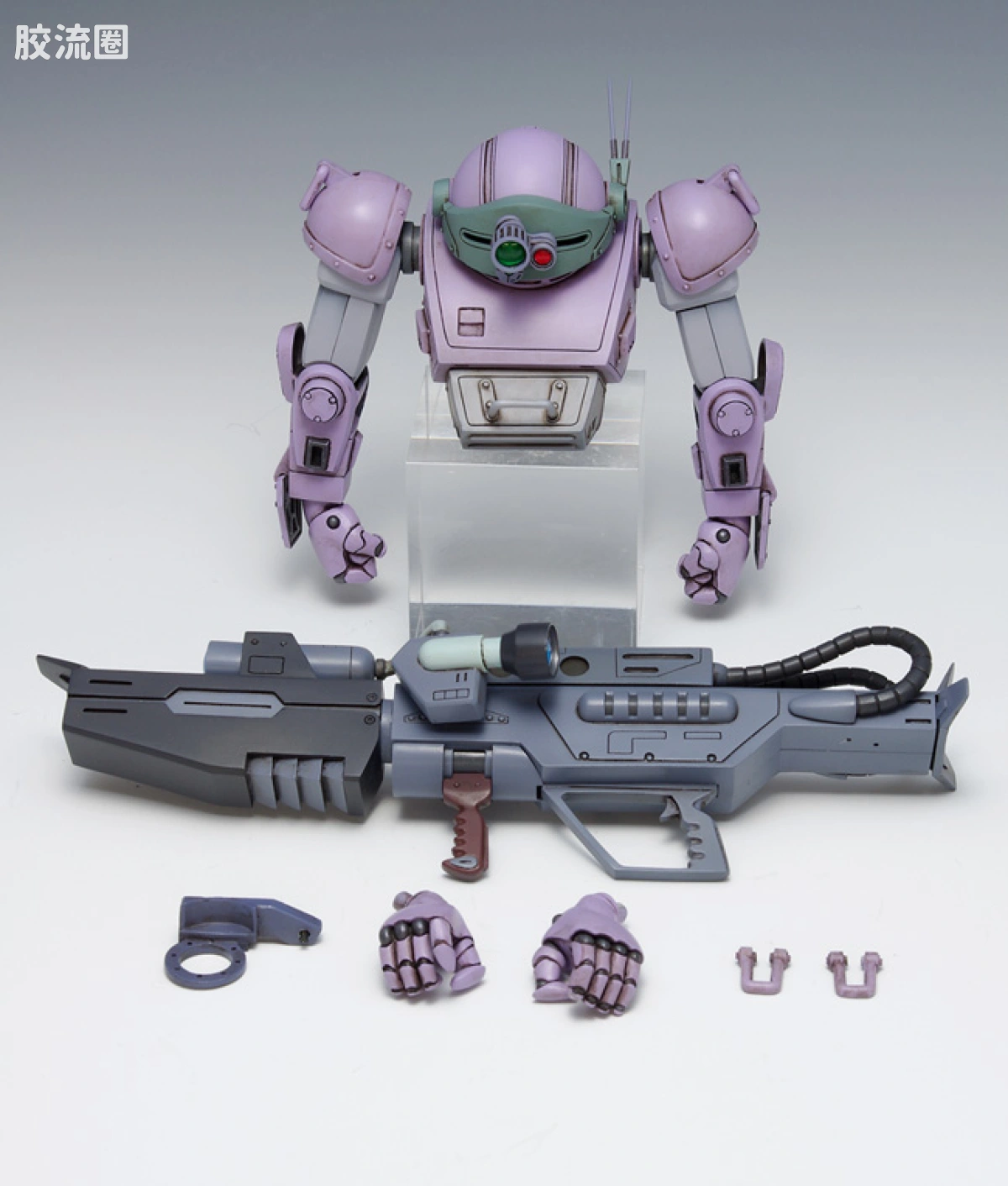 WAVE装甲骑兵GK系列 1/24 限定及特别版 ロッグガン＆スコープドッグ上半身改造パーツセット - 图片
