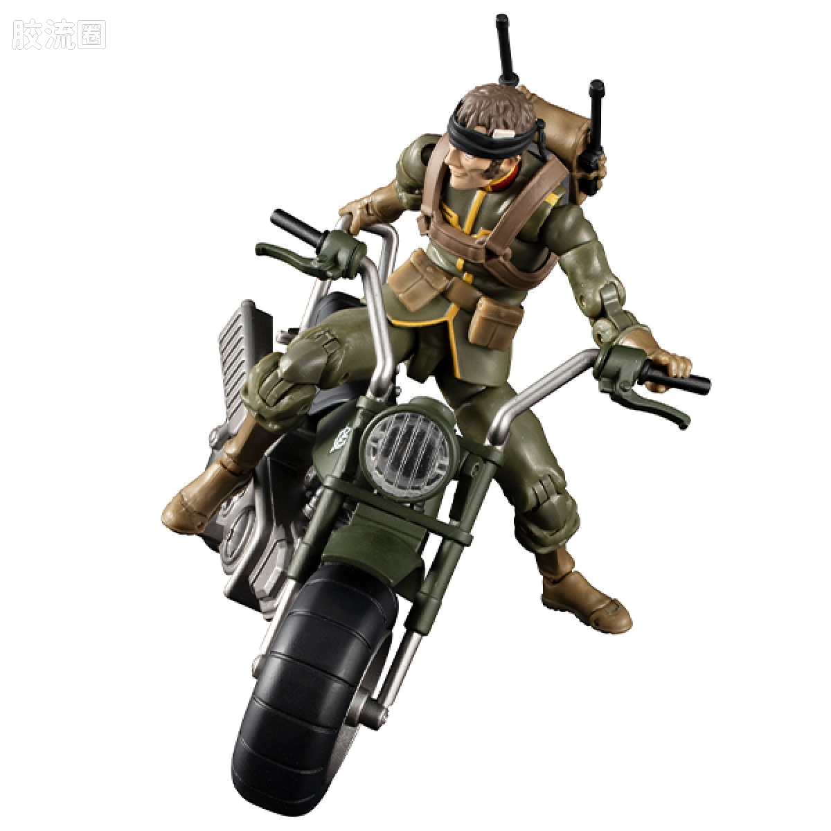Mega House 手办系列 Gundam Military Generation系列 吉恩公国军08 V-SP 普通士兵&吉恩士兵专用摩托车 - 图片