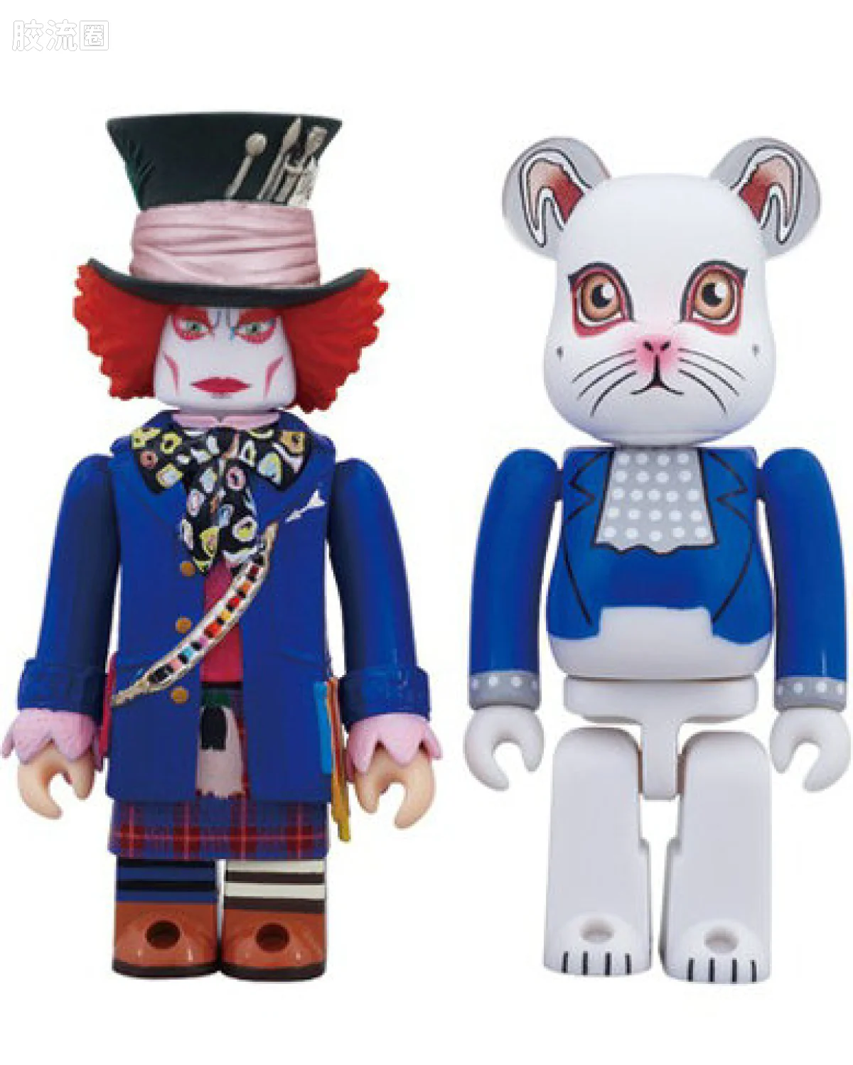 キューブリック マッドハッター & ベアブリック ホワイトラビット セット