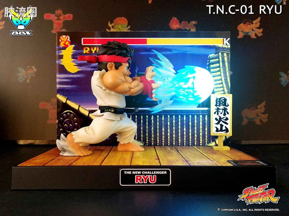 Pre-painted action figure 街头霸王系列 T.N.C-01 - 隆 - 图片