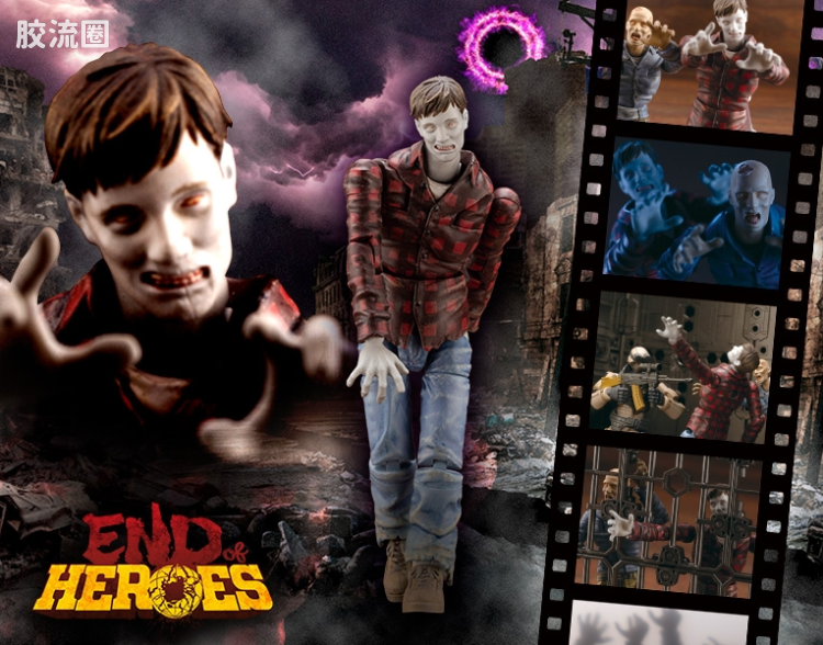 寿屋综合拼装模型系列 END OF HEROES 僵尸艾格尼 - 图片