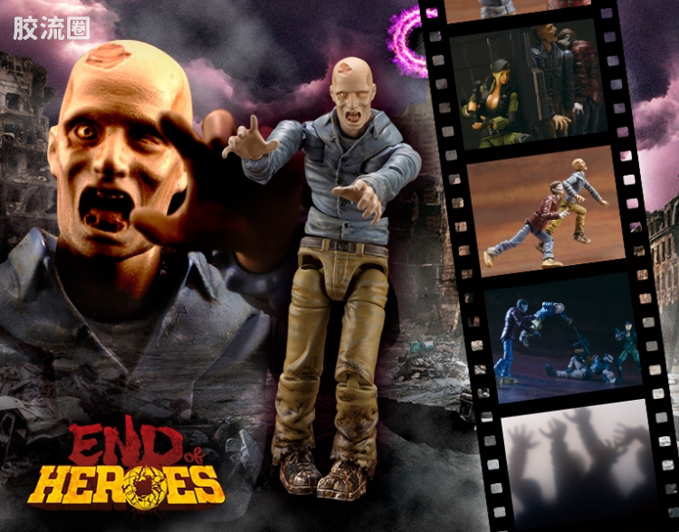 寿屋综合拼装模型系列 END OF HEROES 僵尸拜特 - 图片