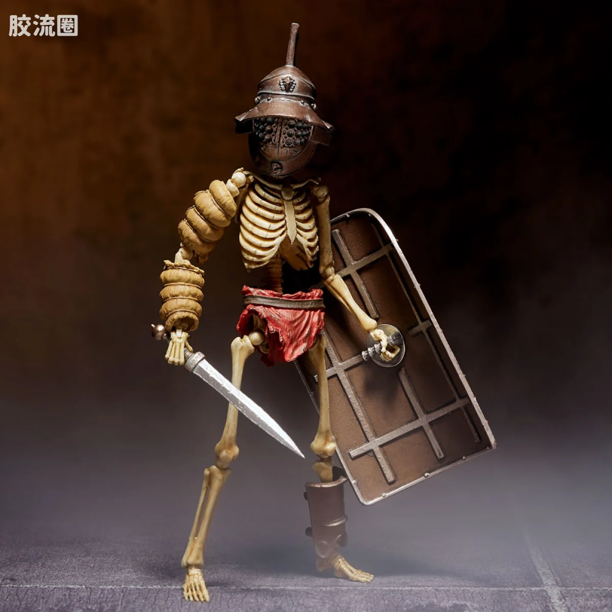 竹谷式自在置物 竹谷式自在置物 KT-030 骸骨鱼兜斗士 Murmillo 彩色版 - 图片