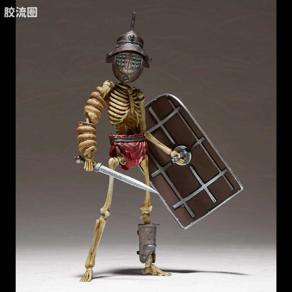竹谷式自在置物 竹谷式自在置物 KT-030 骸骨鱼兜斗士 Murmillo 彩色版 - 图片