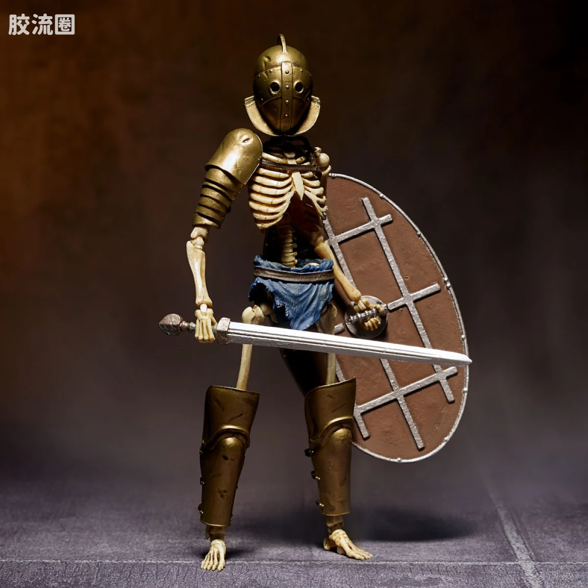 竹谷式自在置物 竹谷式自在置物 KT-031 骸骨追击斗士 Secutor 彩色版 - 图片