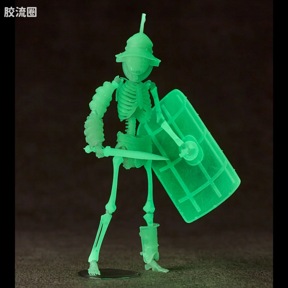 竹谷式自在置物 竹谷式自在置物 KT-032 骸骨鱼兜斗士 Murmillo 夜光版 - 图片