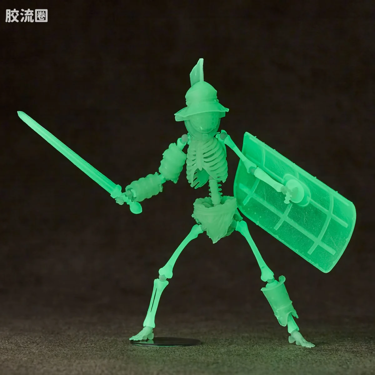 竹谷式自在置物 竹谷式自在置物 KT-032 骸骨鱼兜斗士 Murmillo 夜光版 - 图片