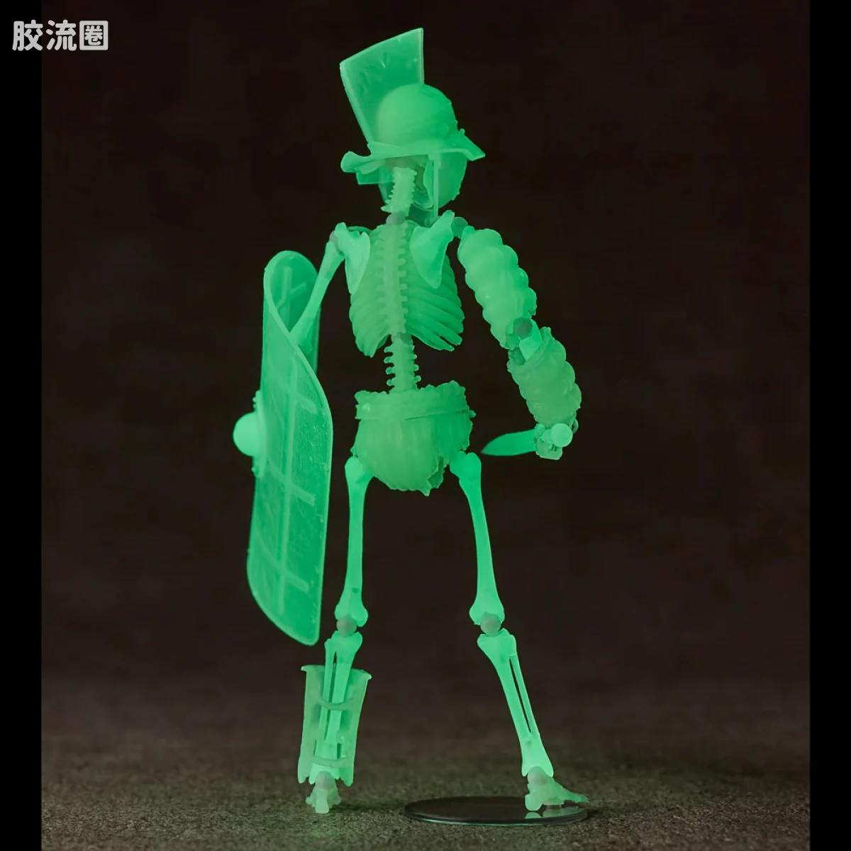 竹谷式自在置物 竹谷式自在置物 KT-032 骸骨鱼兜斗士 Murmillo 夜光版 - 图片