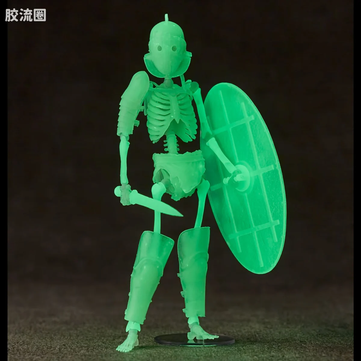 竹谷式自在置物 竹谷式自在置物 KT-033 骸骨追击斗士 Secutor 夜光版 - 图片