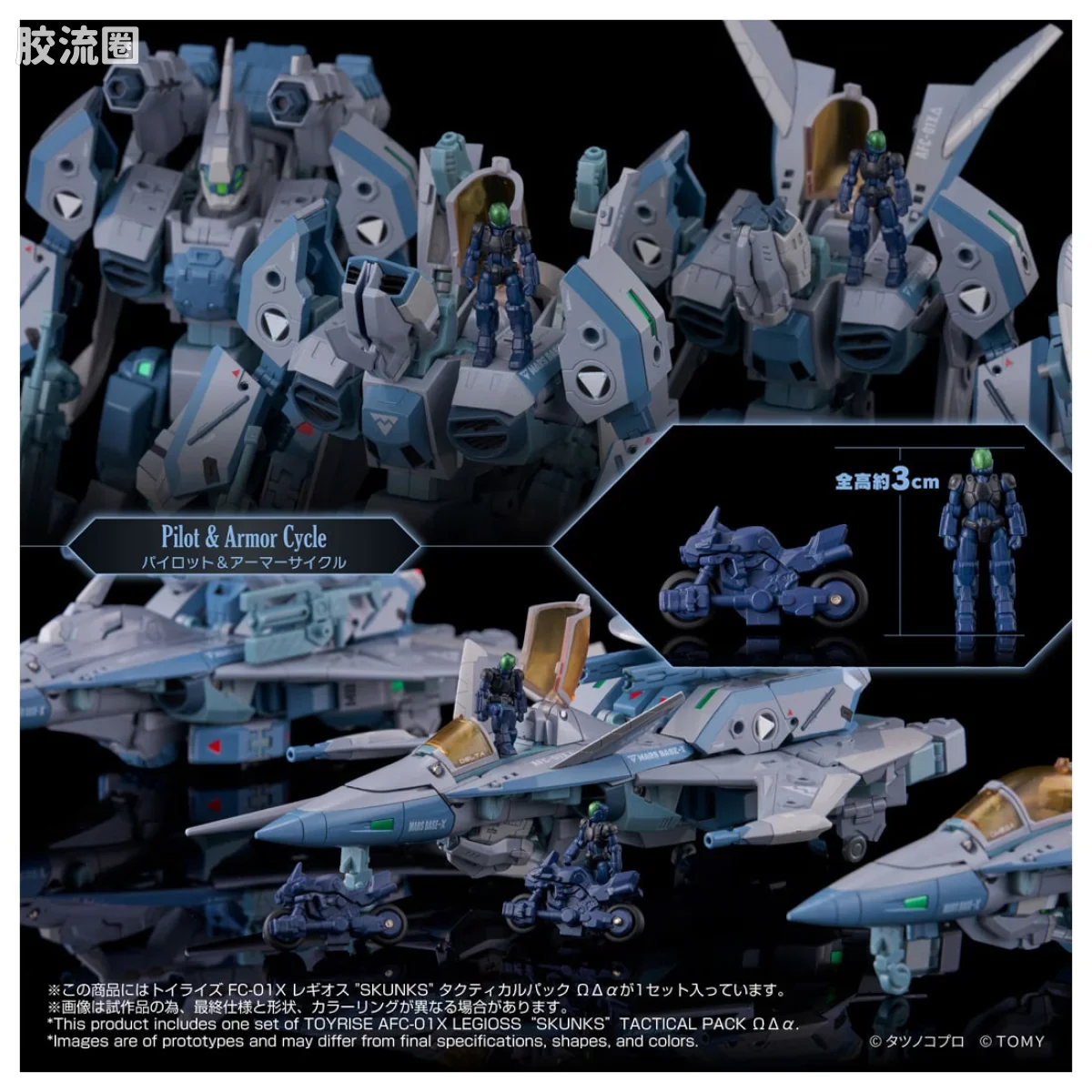 T-SPARK TOYRISE AFC-01X 雷吉欧斯“SKUNKs” 战术套 ΩΔα - 图片