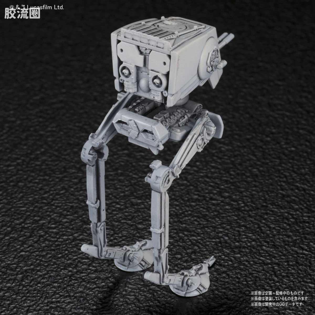万代 星球大战系列拼装模型 Vehicle Model系列 VM-08 AT-ST & 雪地飞车 套装 - 图片