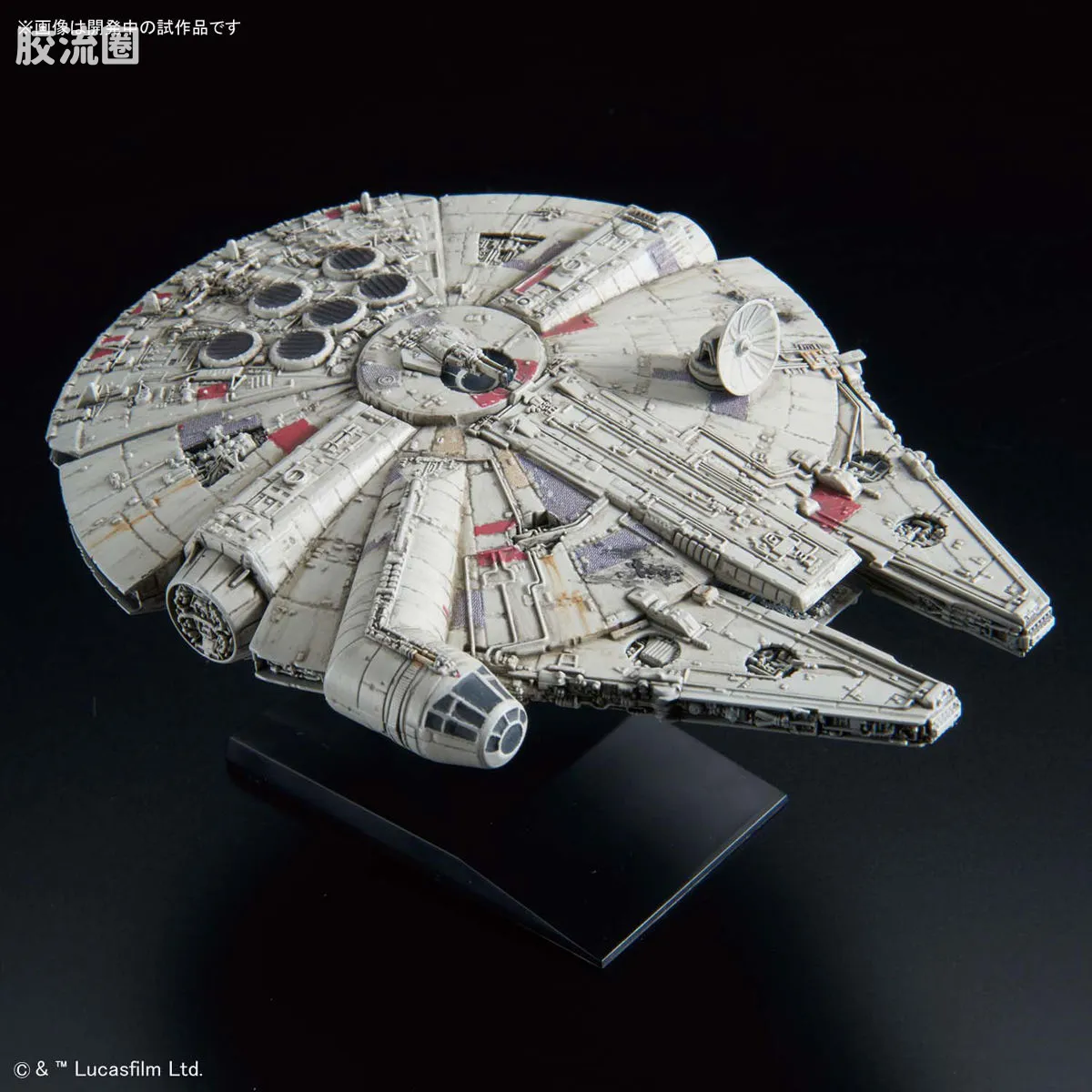 万代 星球大战系列拼装模型 Vehicle Model系列 千年隼 帝国反击战Ver. - 图片