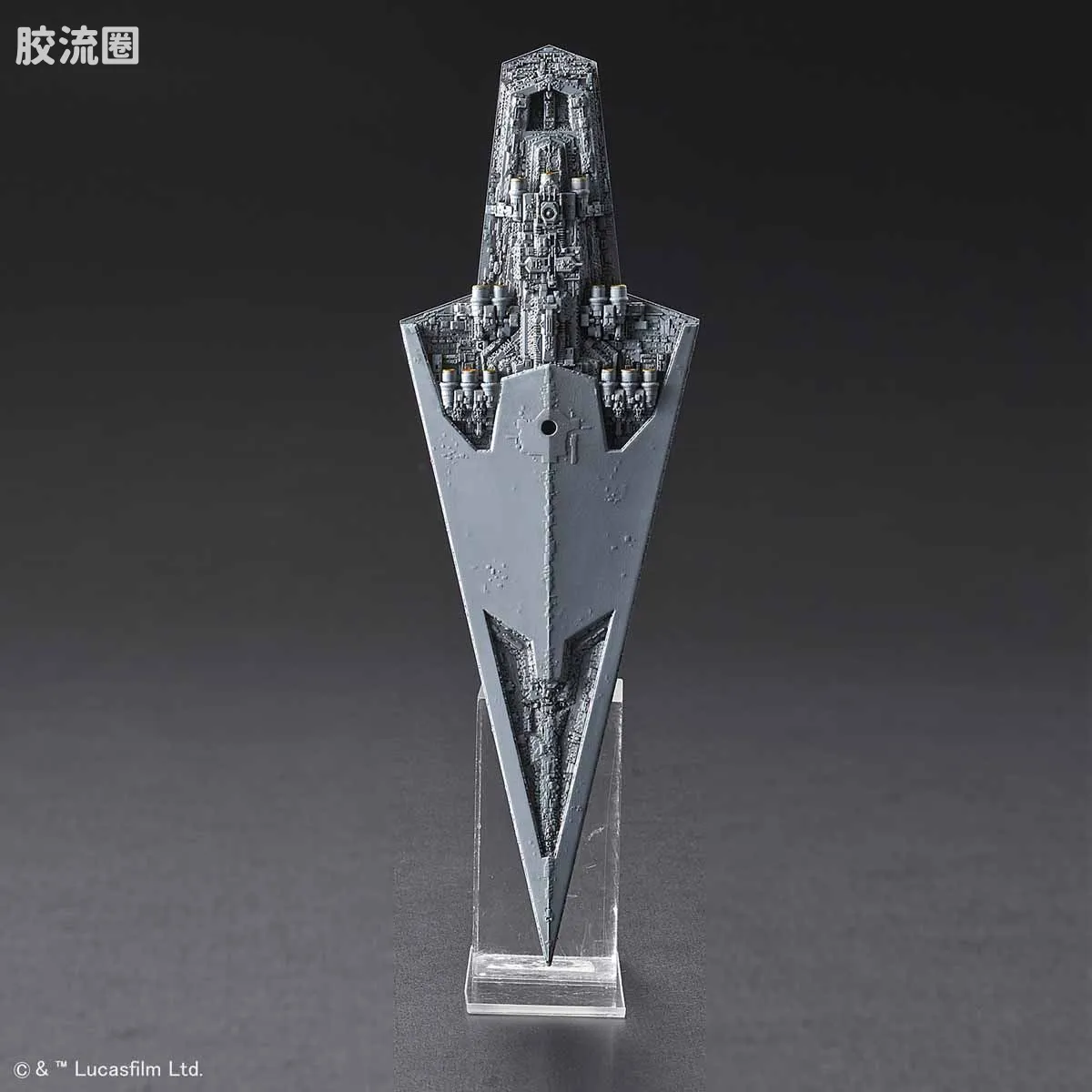 万代 星球大战系列拼装模型 Vehicle Model系列 1/100000 执行者级超级歼星舰 - 图片