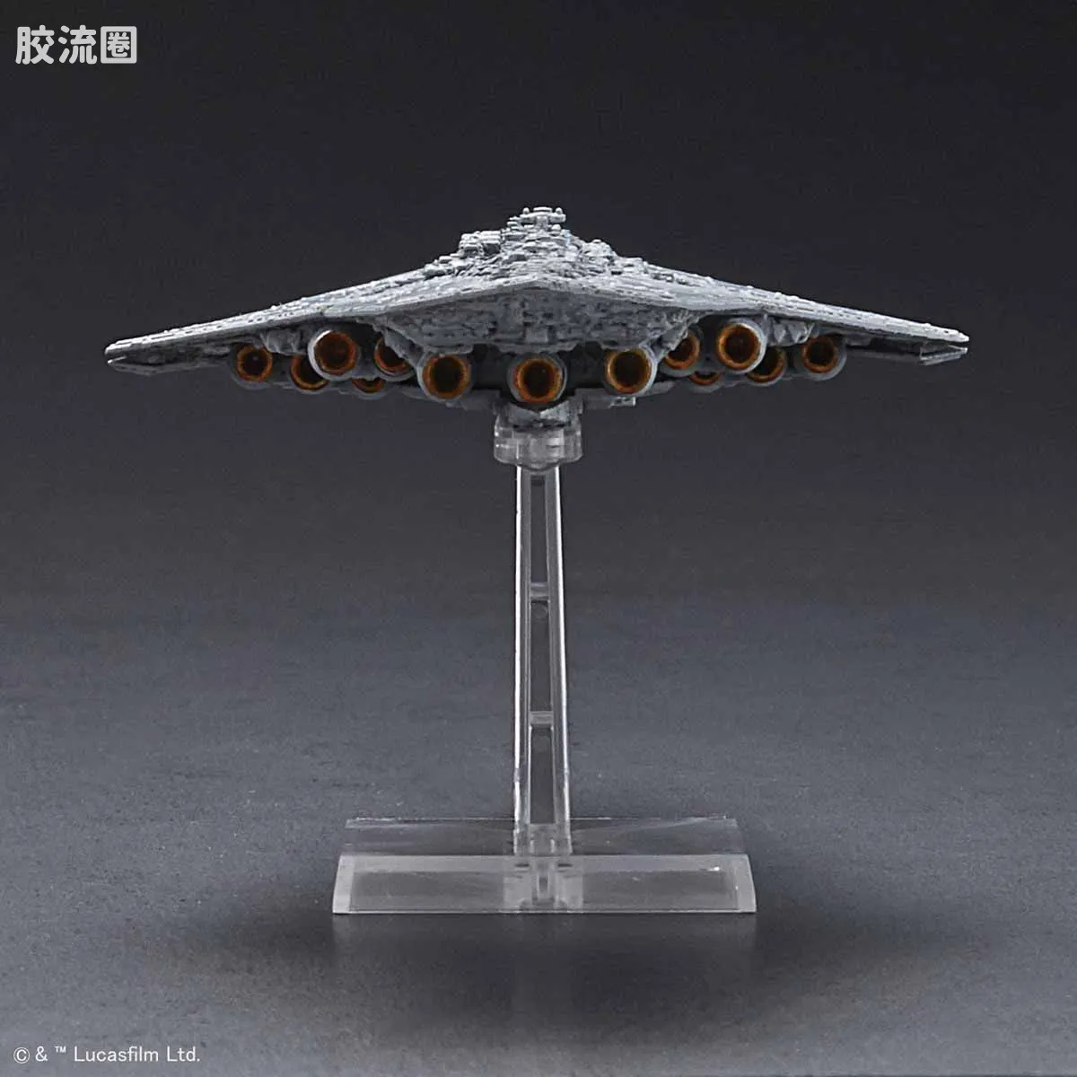 万代 星球大战系列拼装模型 Vehicle Model系列 1/100000 执行者级超级歼星舰 - 图片