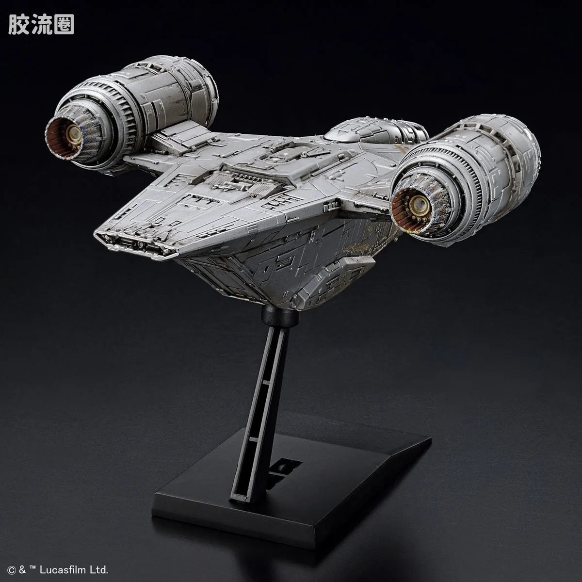 万代 星球大战系列拼装模型 Vehicle Model系列 剃刀冠号 - 图片
