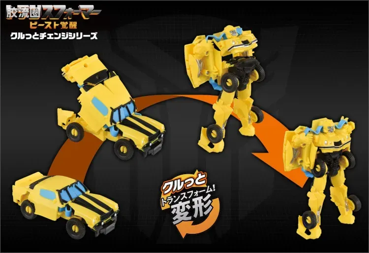 变形金刚7 野兽觉醒 日版 翻折变形 BKC-01 大黄蜂 - 图片