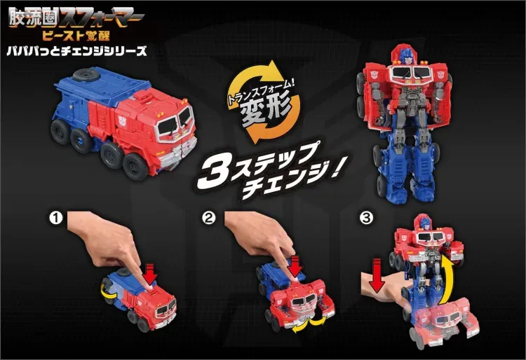 变形金刚7 野兽觉醒 日版 简易变形 BPC-02 擎天柱 - 图片
