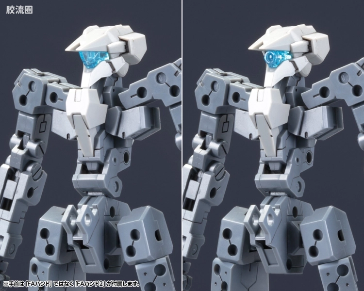 寿屋FRAME ARMS 骨架 TYPE-001 通用骨架(灰色) :RE2 - 图片
