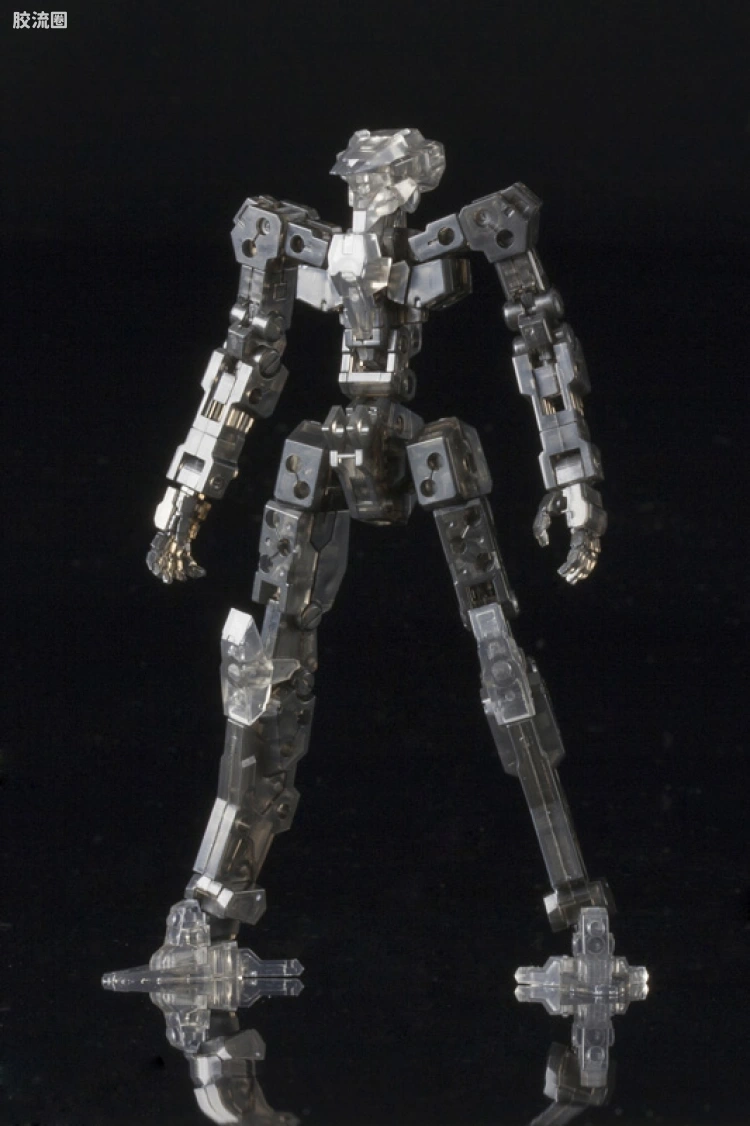 寿屋FRAME ARMS 骨架 TYPE-001 通用骨架 透明色 - 图片