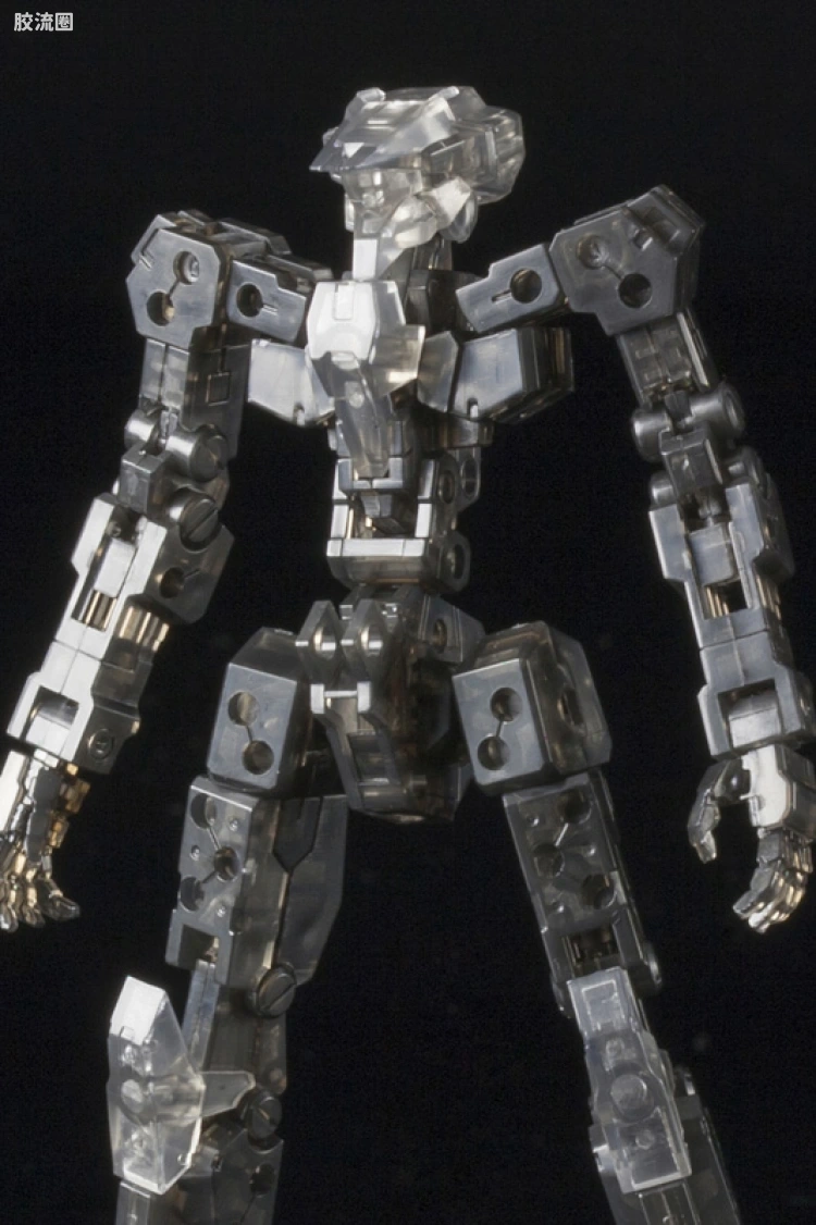 寿屋FRAME ARMS 骨架 TYPE-001 通用骨架 透明色 - 图片