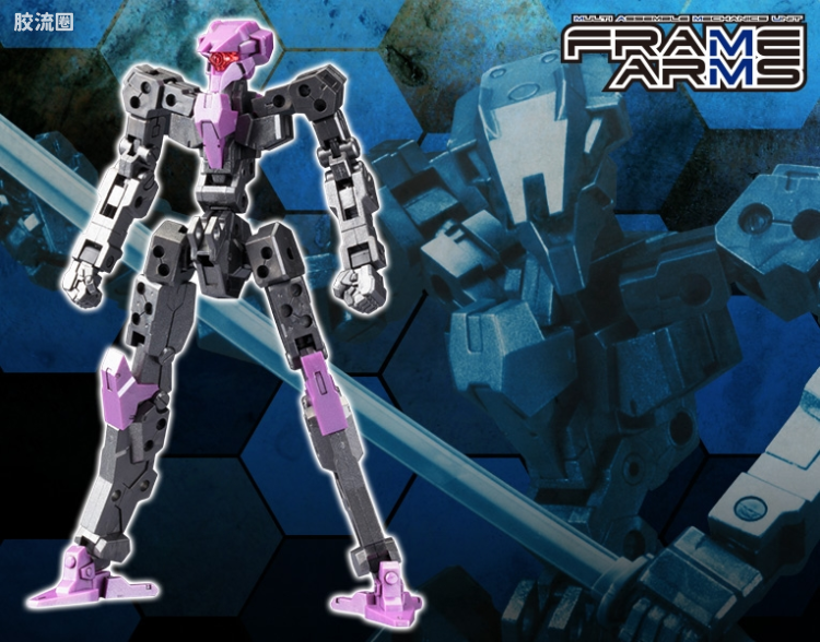 寿屋FRAME ARMS 骨架 TYPE-001 通用骨架(金属灰) :RE - 图片