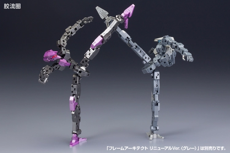 寿屋FRAME ARMS 骨架 TYPE-001 通用骨架(金属灰) :RE - 图片