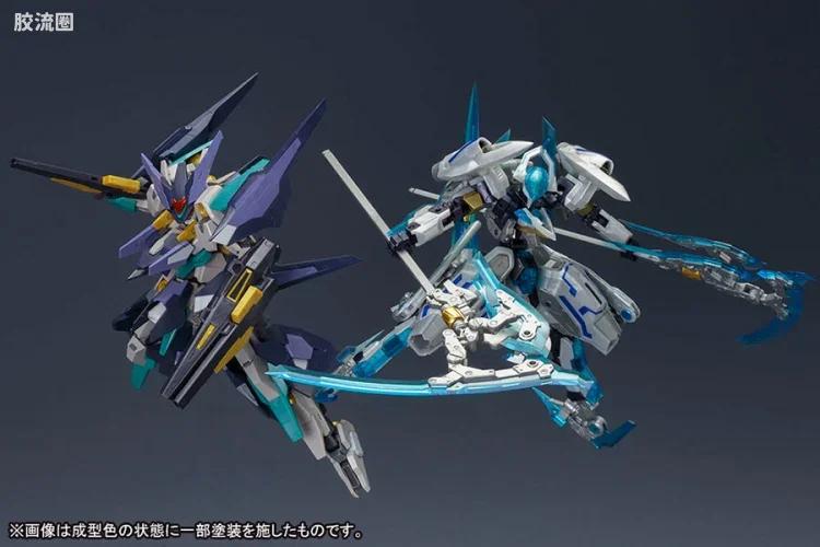 寿屋FRAME ARMS 其他限定及特别版 YSX-24RD脊柱夜刃 VS NSG-X2白皙魔鸟 - 图片