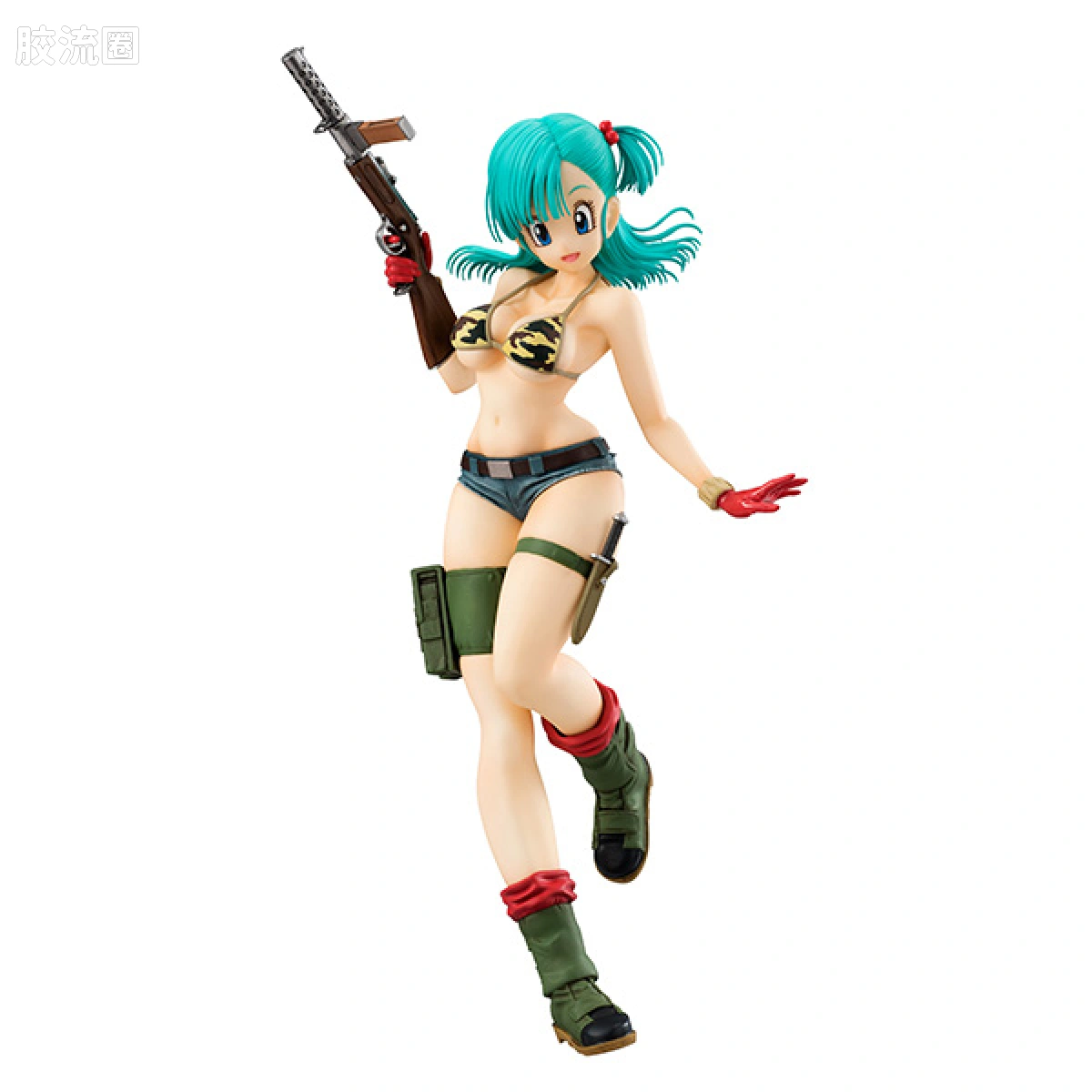 Mega House 手办系列 Dragon Ball Gals 布尔玛 Army Ver. - 图片