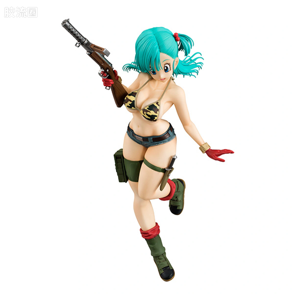 Mega House 手办系列 Dragon Ball Gals 布尔玛 Army Ver. - 图片