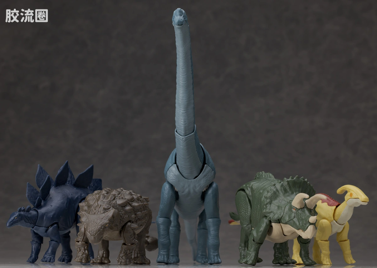 万代综合拼装模型系列 Plannosaurus 腕龙 - 图片